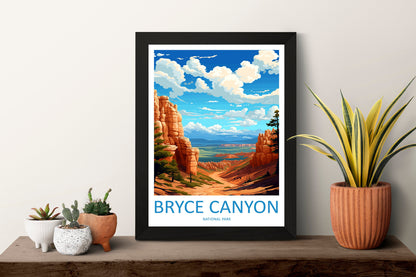 Bryce Canyon National Park Travel Print Wall Art Bryce Canyon National Park Wall Hanging Home Décor Bryce Canyon National Park Art Lovers