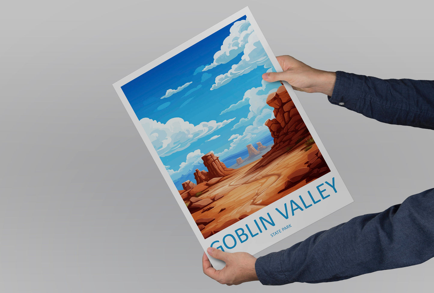 Goblin Valley State Park Travel Print Wall Art Goblin Valley State Park Wall Hanging Home Décor Goblin Valley State Park Art Lovers