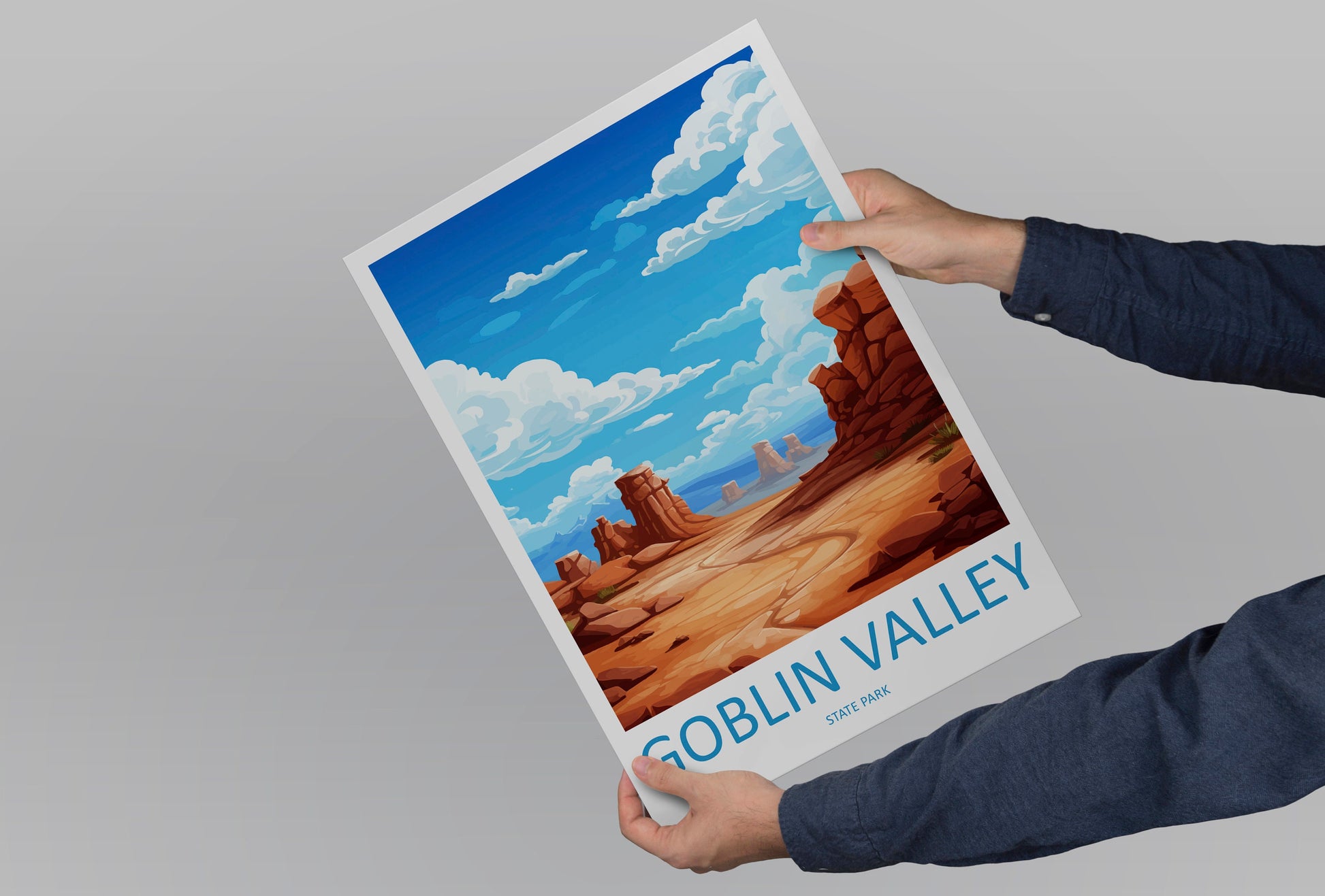 Goblin Valley State Park Travel Print Wall Art Goblin Valley State Park Wall Hanging Home Décor Goblin Valley State Park Art Lovers