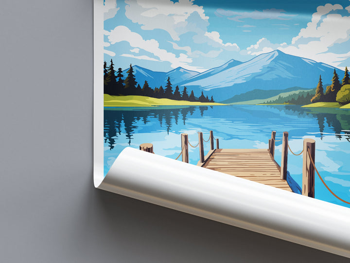 Lake Rotoiti Travel Print Wall Art Lake Rotoiti Wall Hanging Home Décor Lake Rotoiti Gift Art Lovers New Zealand Art Lover Gift Print