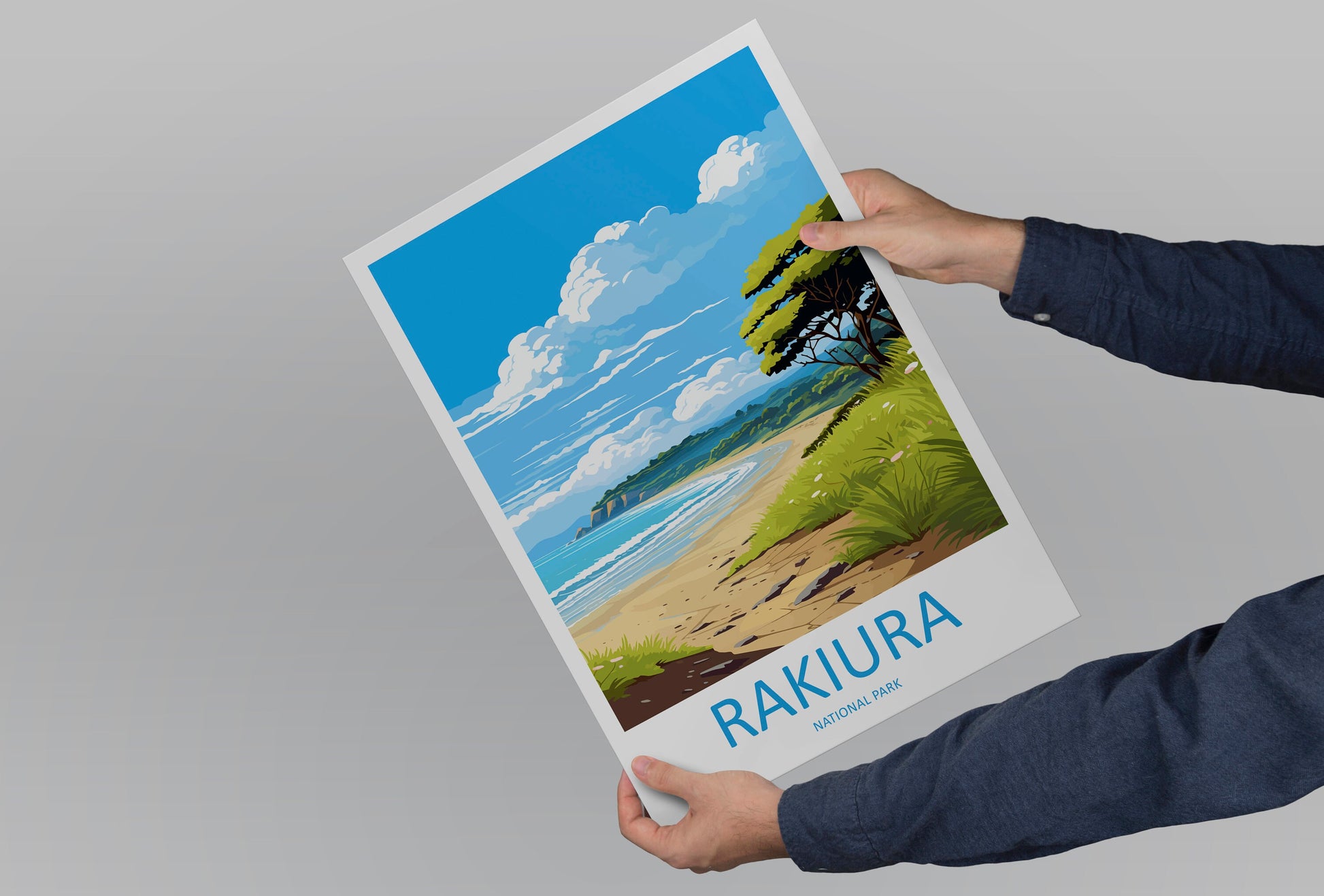 Rakiura National Park Travel Print Wall Art Rakiura National Park Wall Hanging Home Décor Rakiura National Park Gift Art Lovers New Zealand