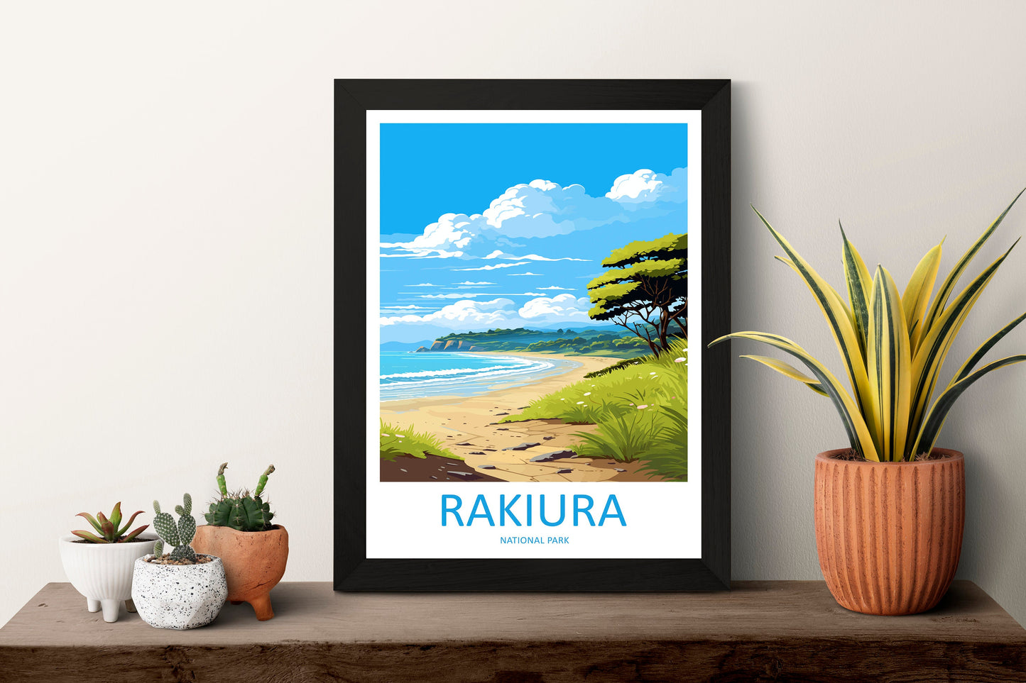 Rakiura National Park Travel Print Wall Art Rakiura National Park Wall Hanging Home Décor Rakiura National Park Gift Art Lovers New Zealand