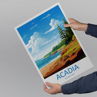 Acadia National Park Travel Print Wall Art Acadia National Park Wall Hanging Home Décor Acadia National Park Gift Art Lovers National Park