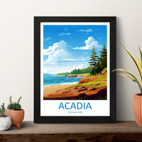 Acadia National Park Travel Print Wall Art Acadia National Park Wall Hanging Home Décor Acadia National Park Gift Art Lovers National Park