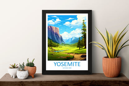 Yosemite Travel Print Wall Art Yosemite Wall Hanging Home Decor National Park Gift Yosemite Lovers National Park Wall Yosemite National Park