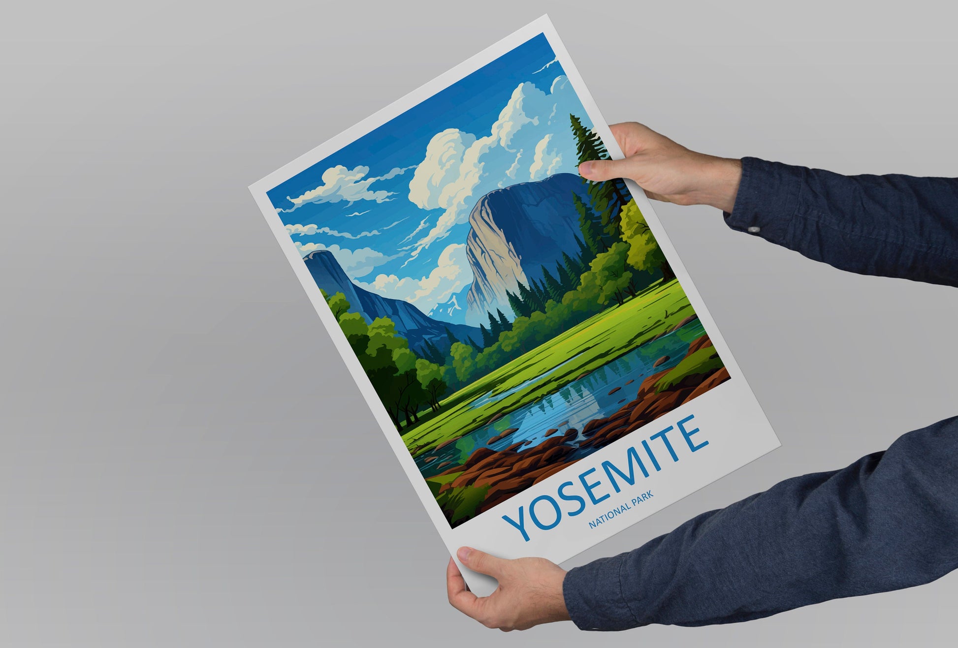Yosemite Travel Print Wall Art Yosemite Wall Hanging Home Decor National Park Gift Yosemite Lovers National Park Wall Yosemite National Park