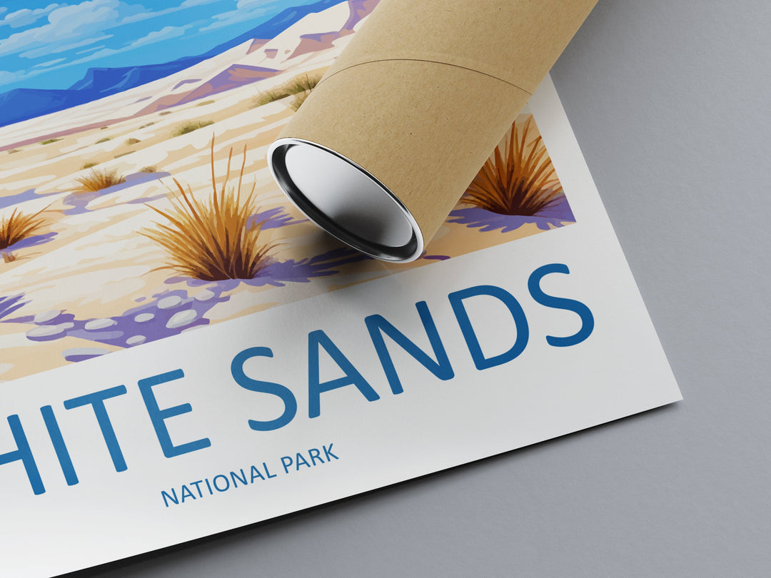 White Sands National Park Travel Print Wall Art White Sands National Park Wall Hanging Home Décor White Sands National Park Art Gift Poster