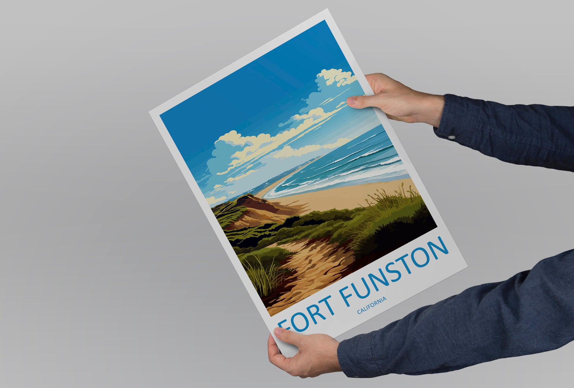 Fort Funston Travel Print Wall Art Fort Funston Wall Hanging Home Décor Fort Funston Gift Art Lovers California Art Lover Gift Fort Funston