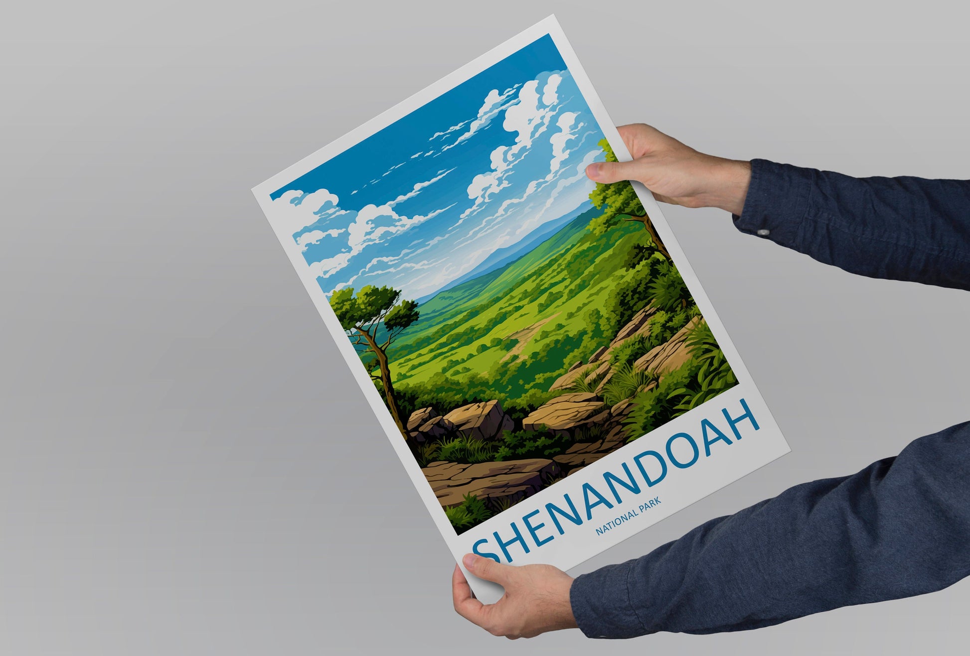 Shenandoah National Park Travel Print Wall Art Shenandoah National Park Wall Hanging Home Décor Shenandoah National Park Art Gift Poster