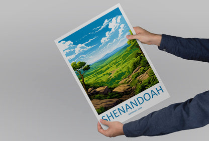 Shenandoah National Park Travel Print Wall Art Shenandoah National Park Wall Hanging Home Décor Shenandoah National Park Art Gift Poster