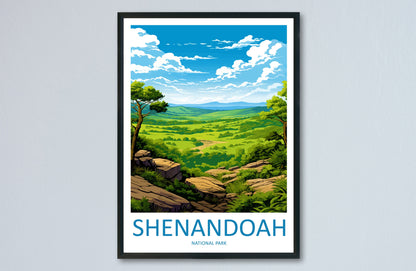 Shenandoah National Park Travel Print Wall Art Shenandoah National Park Wall Hanging Home Décor Shenandoah National Park Art Gift Poster