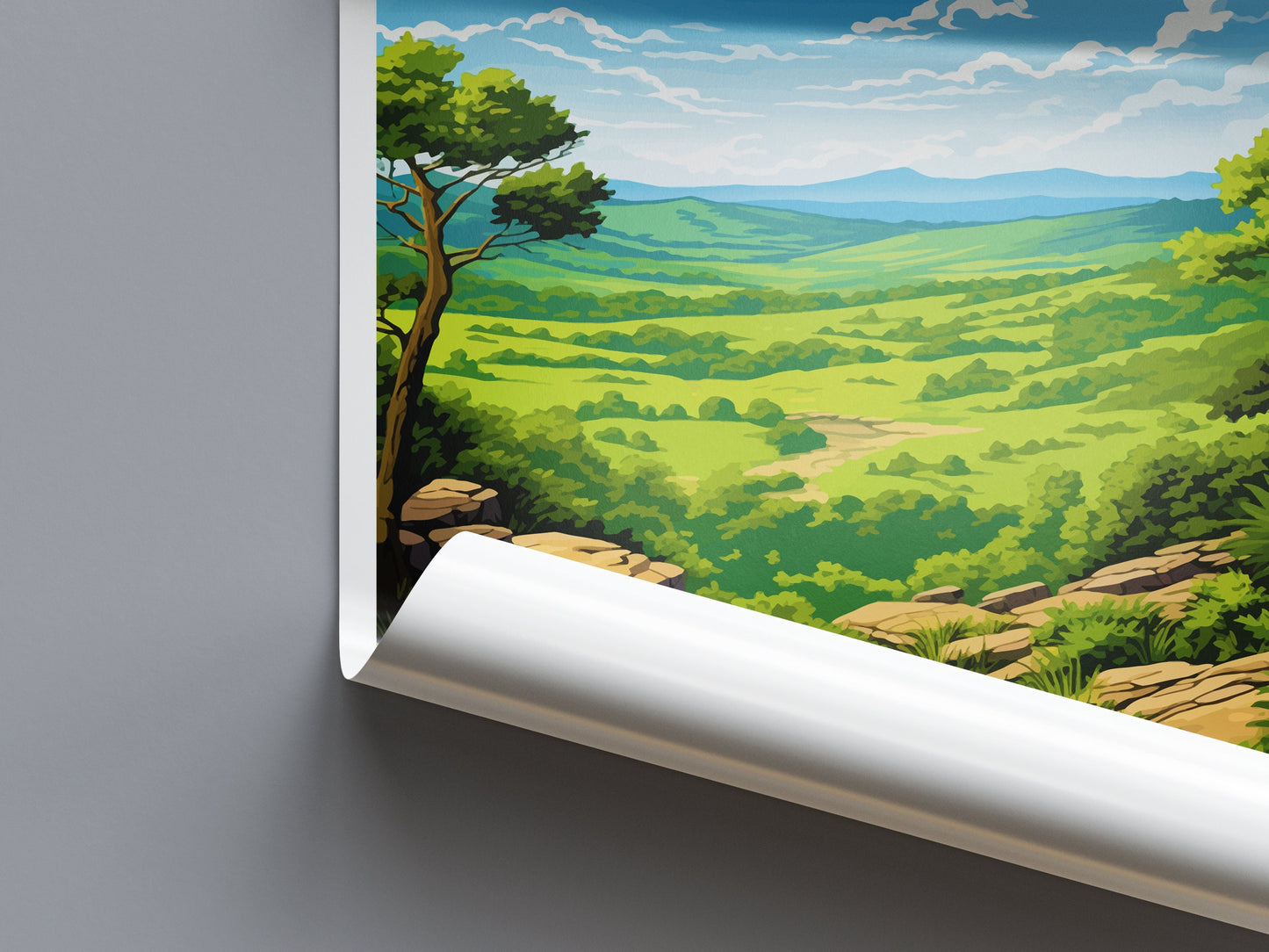 Shenandoah National Park Travel Print Wall Art Shenandoah National Park Wall Hanging Home Décor Shenandoah National Park Art Gift Poster