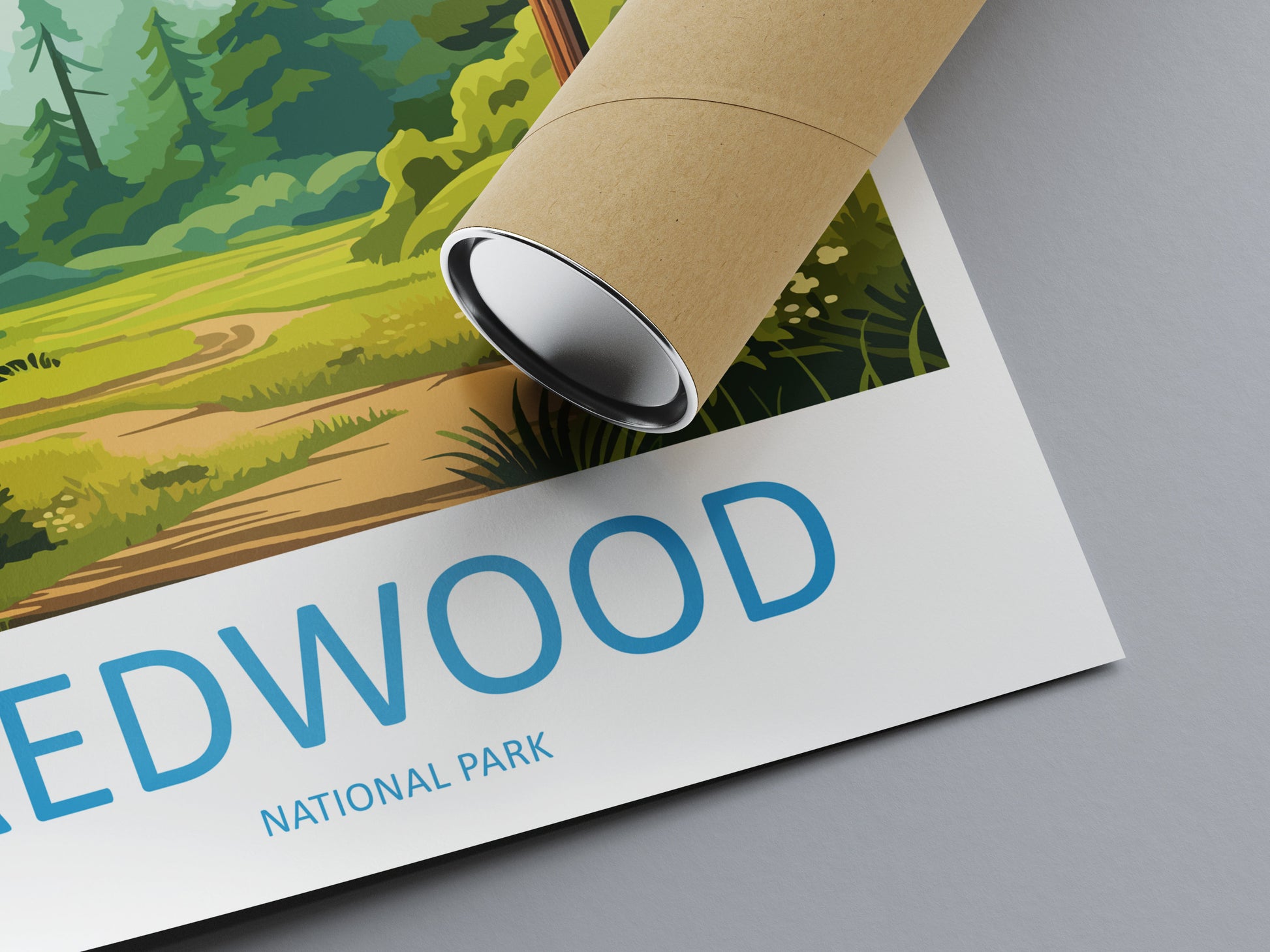 Redwood National Park Travel Print Wall Art Redwood Wall Hanging Home Décor Redwood Gift Art Lovers California Art Lover Gift