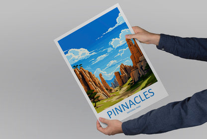 Pinnacles National Park Travel Print Wall Art Pinnacles Wall Hanging Home Décor Pinnacles Gift Art Lovers California Art Pinnacles Art Print