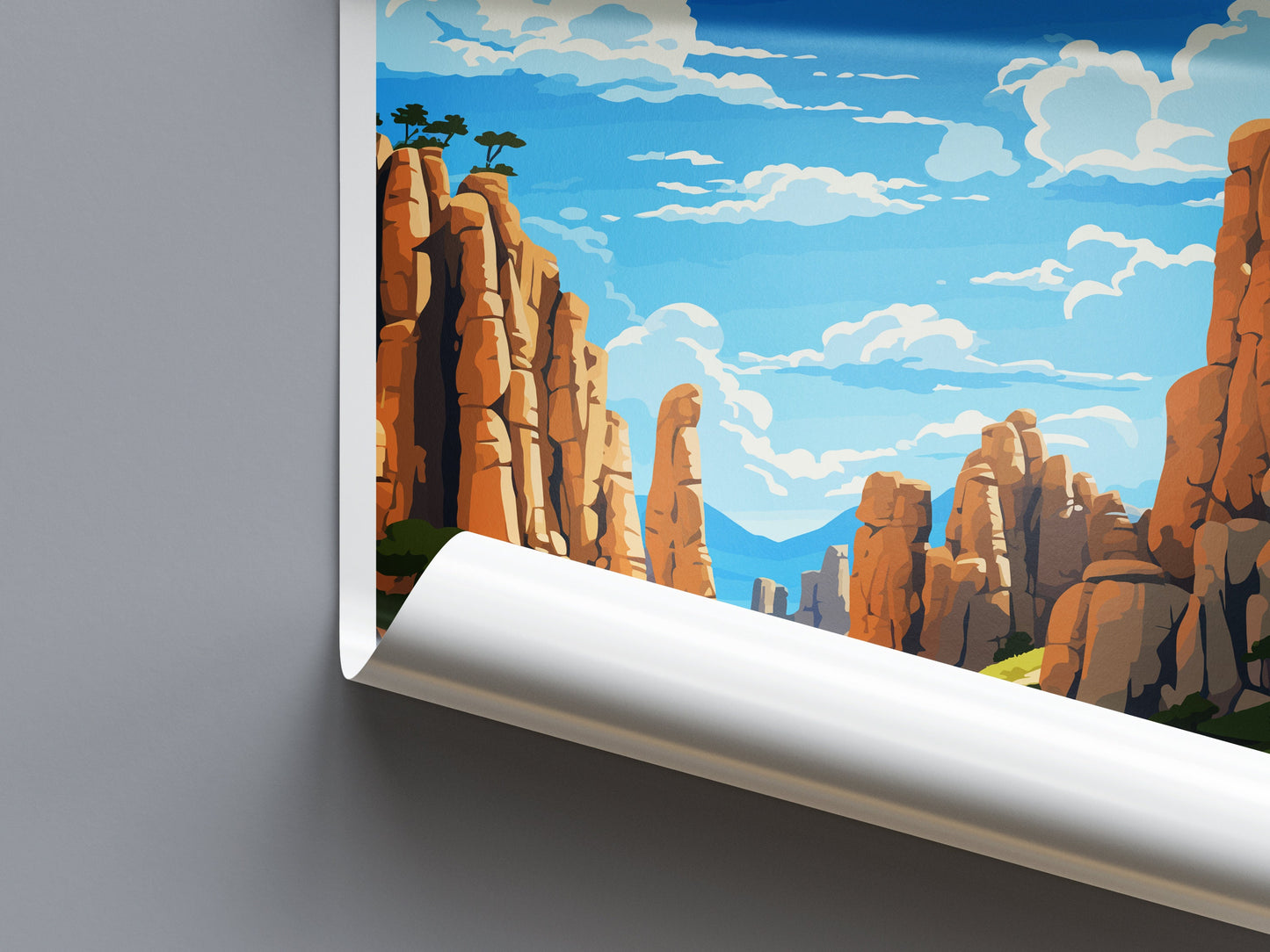Pinnacles National Park Travel Print Wall Art Pinnacles Wall Hanging Home Décor Pinnacles Gift Art Lovers California Art Pinnacles Art Print