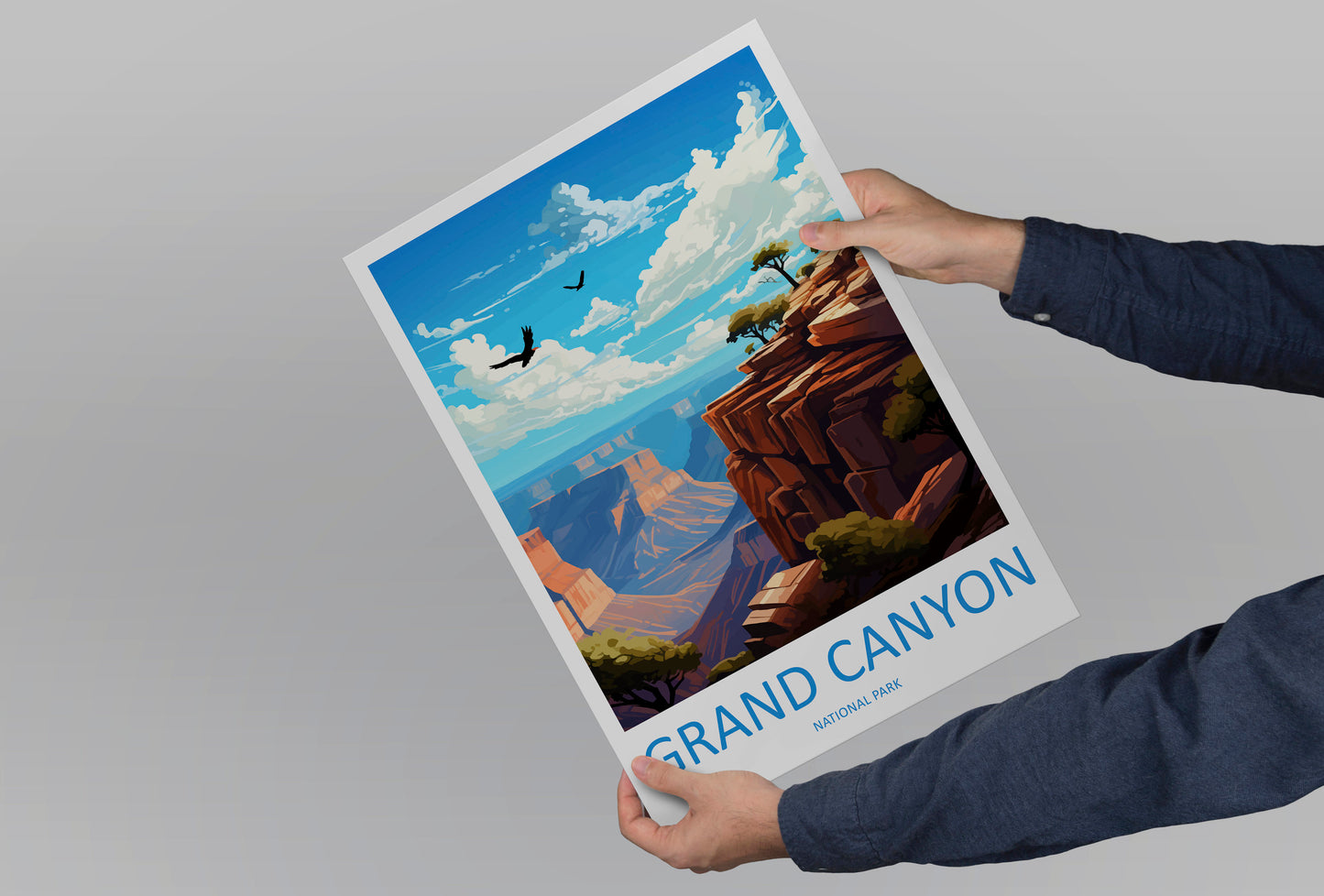Grand Canyon National Park Travel Print Wall Art Grand Canyon Wall Hanging Home Décor Grand Canyon Gift Art Lovers Arizona Art Lover Gift