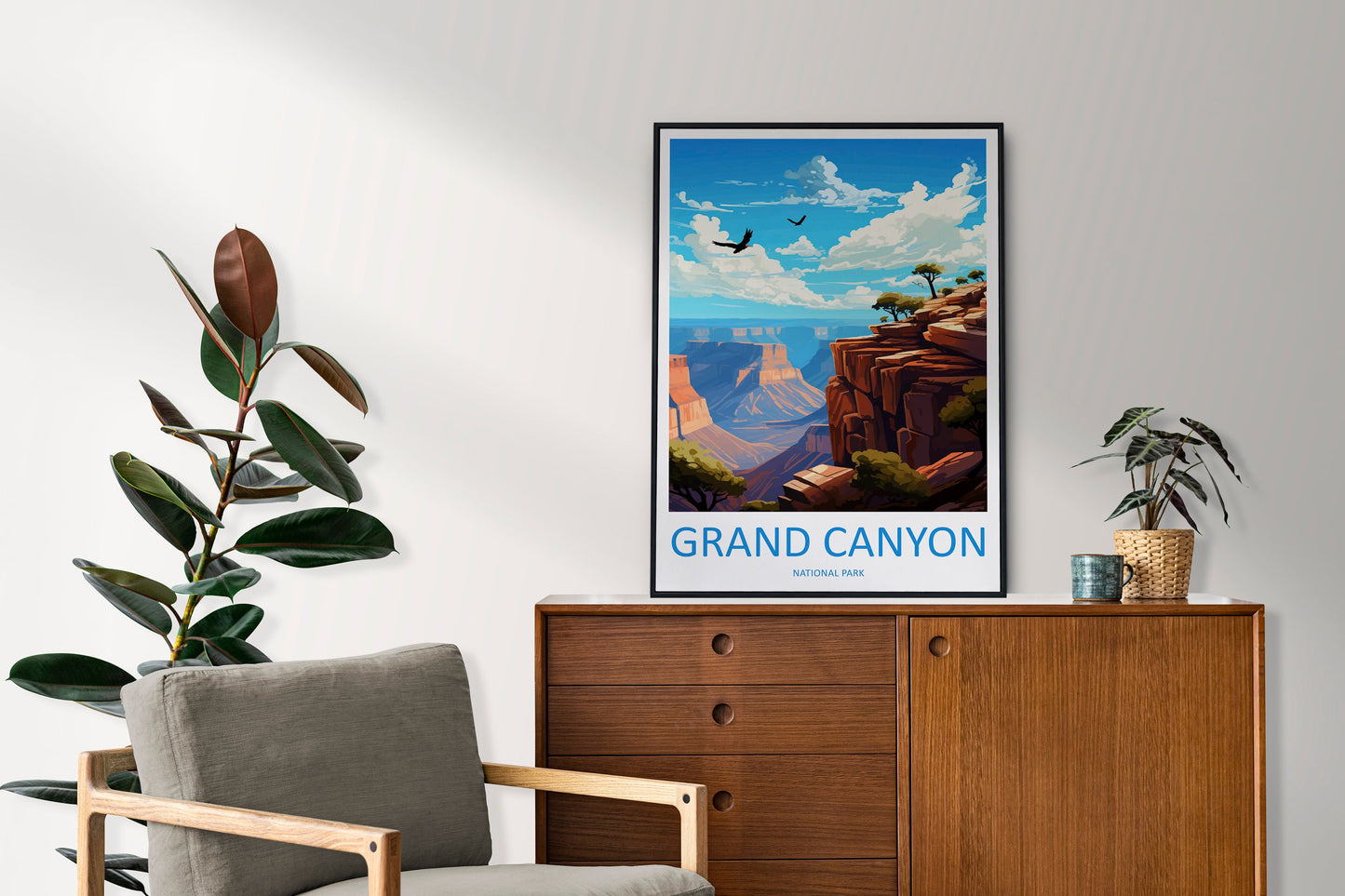 Grand Canyon National Park Travel Print Wall Art Grand Canyon Wall Hanging Home Décor Grand Canyon Gift Art Lovers Arizona Art Lover Gift