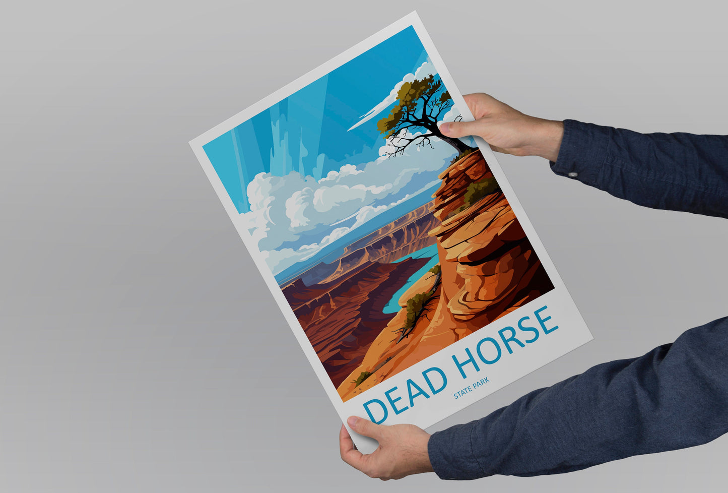Dead Horse State Park Travel Print Wall Art Dead Horse State Park Wall Hanging Home Décor Dead Horse Art Lovers Utah Art Lover Gift