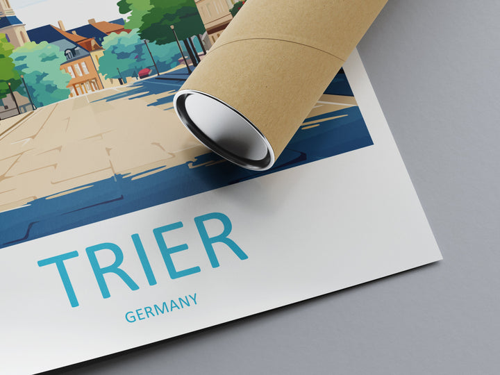 Trier Travel Print Wall Art Trier Wall Hanging Home Decor Trier Gift Art Lovers Wall Art Print Art Trier Germany