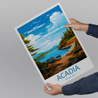 Acadia National Park Travel Print Wall Art Acadia National Park Wall Hanging Home Décor Acadia National Park Gift Art Lovers National Park