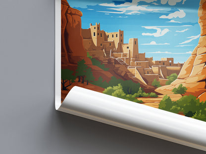 Mesa Verde National Park Travel Print Wall Art Mesa Verde Wall Hanging Home Décor Mesa Verde Gift Art Lovers Colorado Art Gift Lover Print