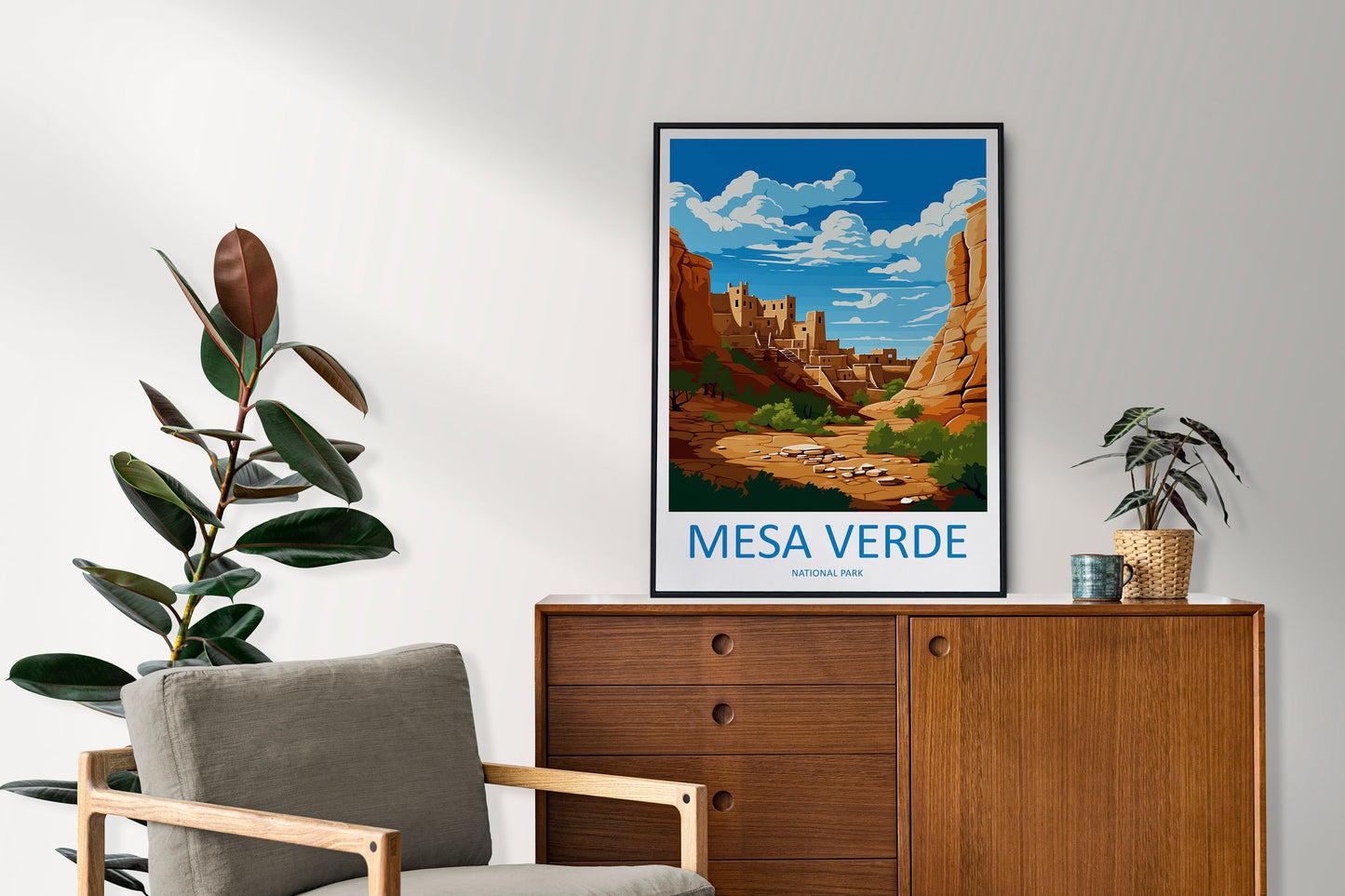 Mesa Verde National Park Travel Print Wall Art Mesa Verde Wall Hanging Home Décor Mesa Verde Gift Art Lovers Colorado Art Gift Lover Print