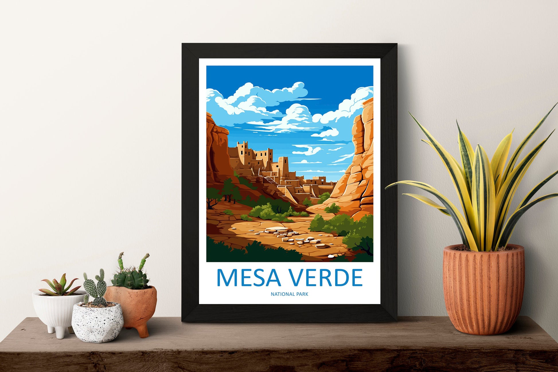 Mesa Verde National Park Travel Print Wall Art Mesa Verde Wall Hanging Home Décor Mesa Verde Gift Art Lovers Colorado Art Gift Lover Print