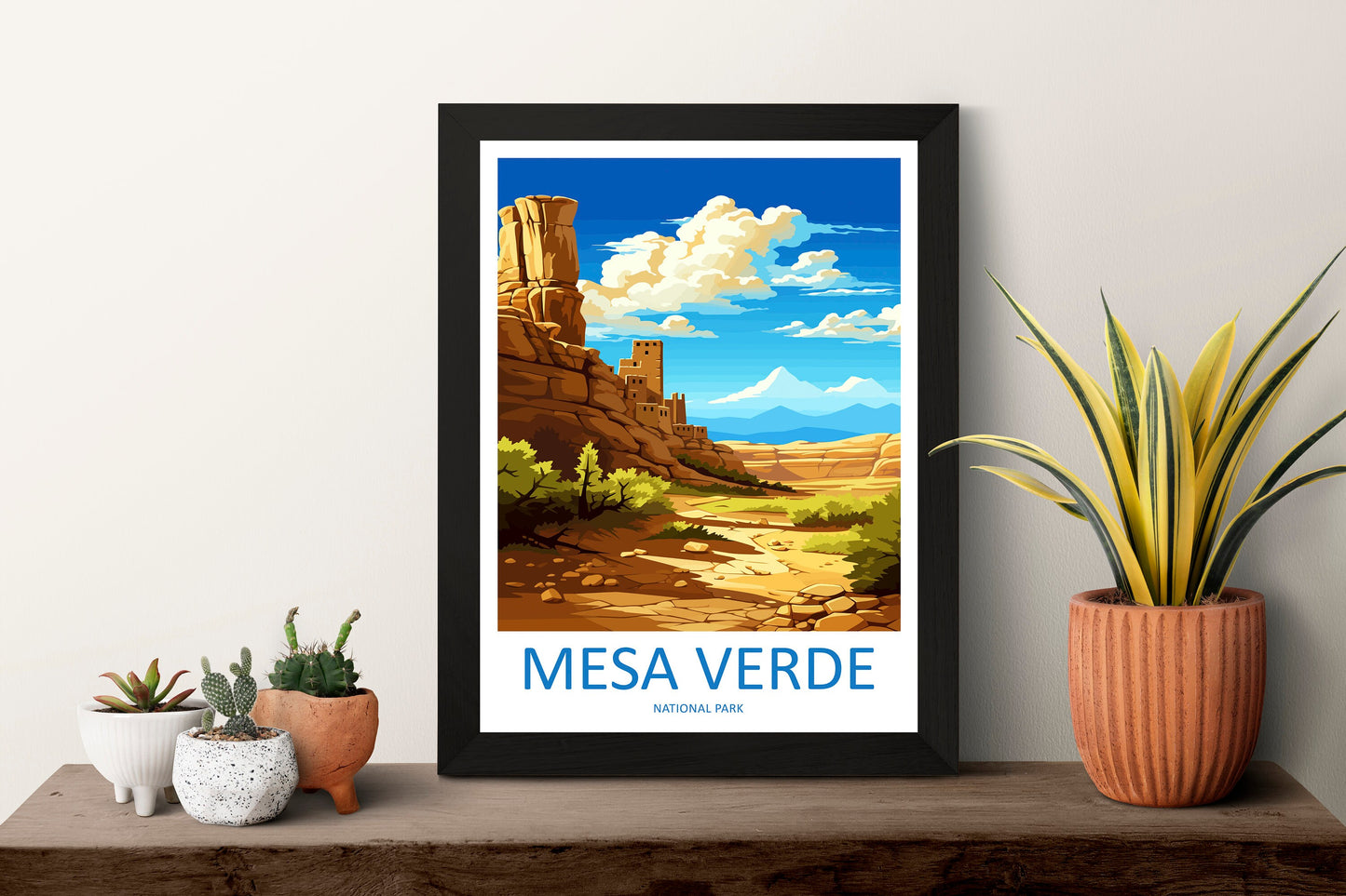Mesa Verde National Park Travel Print Wall Art Mesa Verde Wall Hanging Home Décor Mesa Verde Gift Art Lovers Colorado Art Gift Lover Print