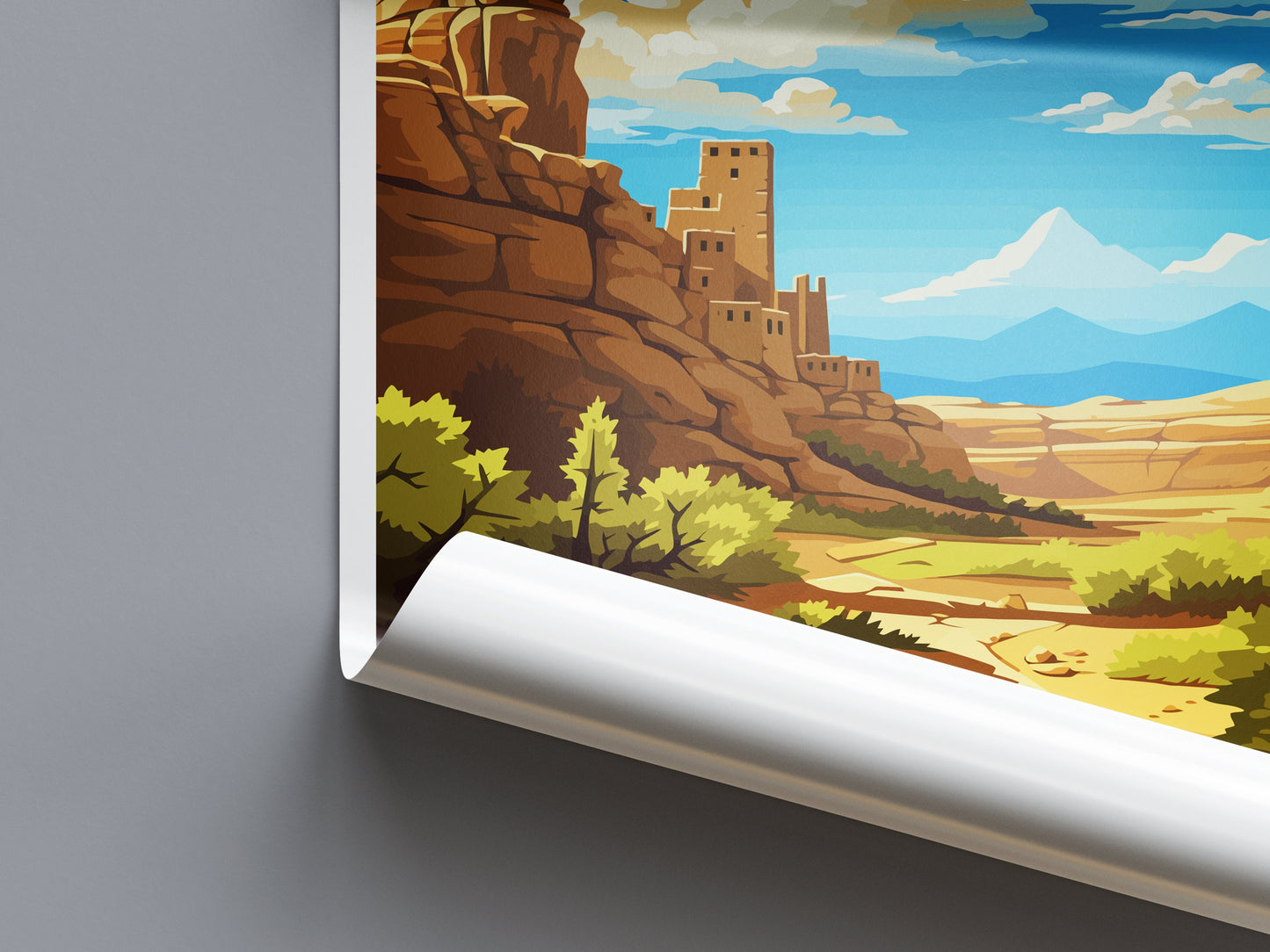 Mesa Verde National Park Travel Print Wall Art Mesa Verde Wall Hanging Home Décor Mesa Verde Gift Art Lovers Colorado Art Gift Lover Print