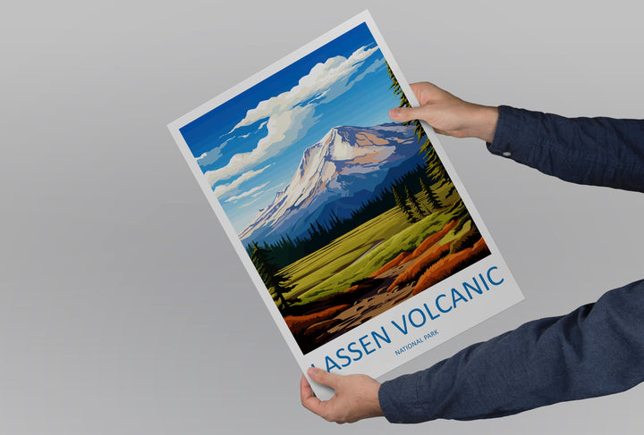 Lassen Volcanic National Park Travel Print Wall Art Lassen Volcanic Wall Hanging Home Décor Lassen Volcanic Gift Art Lovers California Art