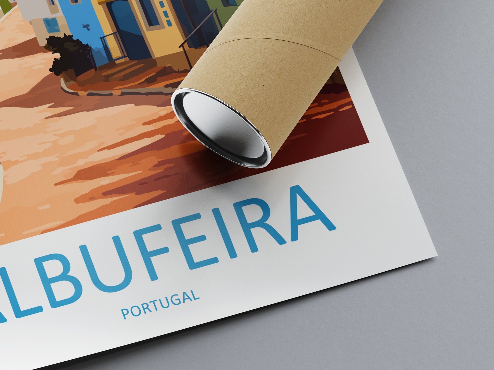 Albufeira Travel Print Wall Art Albufeira Wall Hanging Home Décor Albufeira Gift Art Lovers Portugal Art Lover Gift Cascais Wall Décor