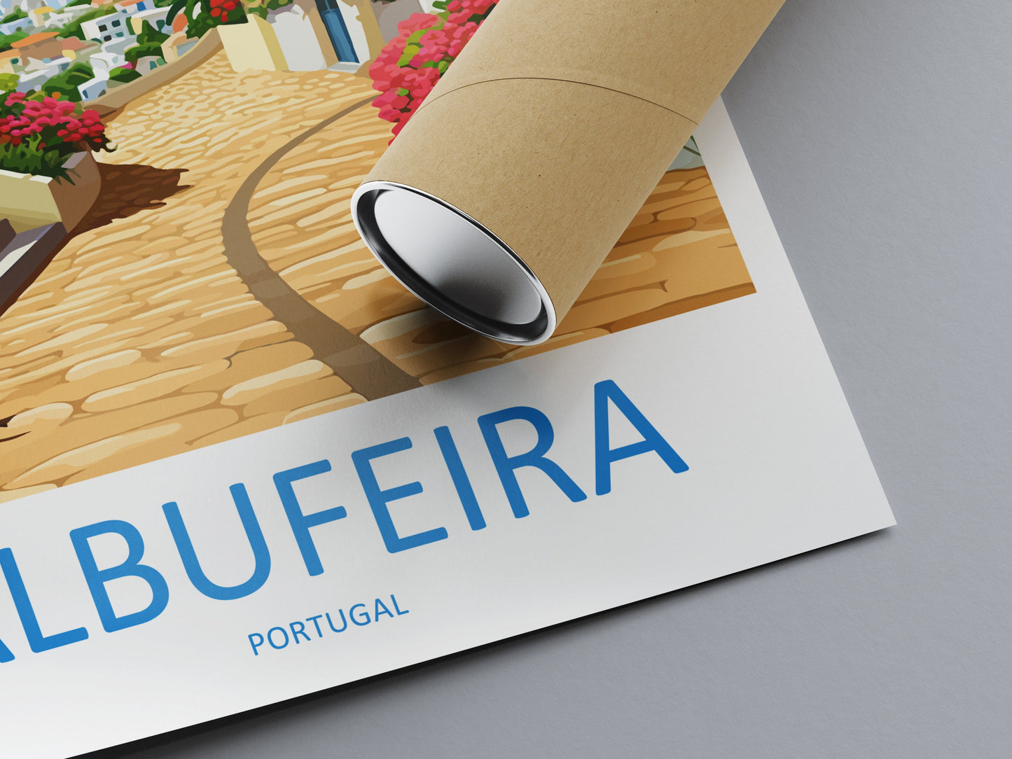 Albufeira Travel Print Wall Art Albufeira Wall Hanging Home Décor Albufeira Gift Art Lovers Portugal Art Lover Gift Cascais Wall Décor