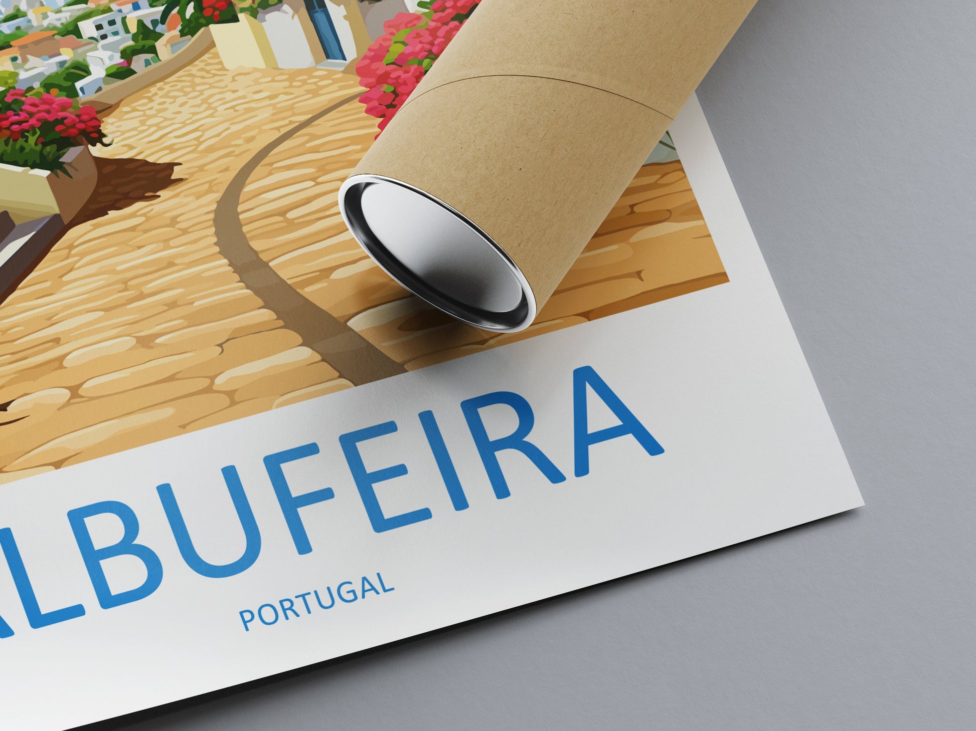 Albufeira Travel Print Wall Art Albufeira Wall Hanging Home Décor Albufeira Gift Art Lovers Portugal Art Lover Gift Cascais Wall Décor