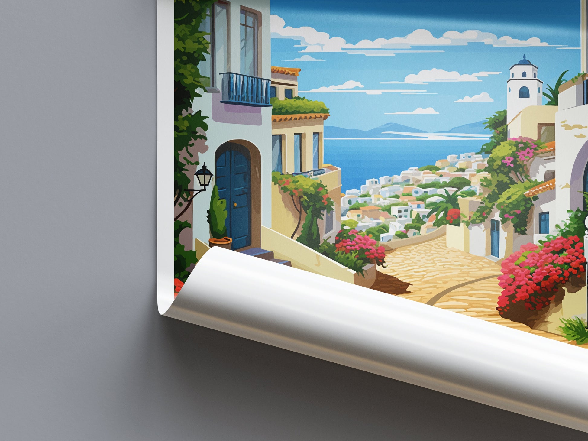 Albufeira Travel Print Wall Art Albufeira Wall Hanging Home Décor Albufeira Gift Art Lovers Portugal Art Lover Gift Cascais Wall Décor