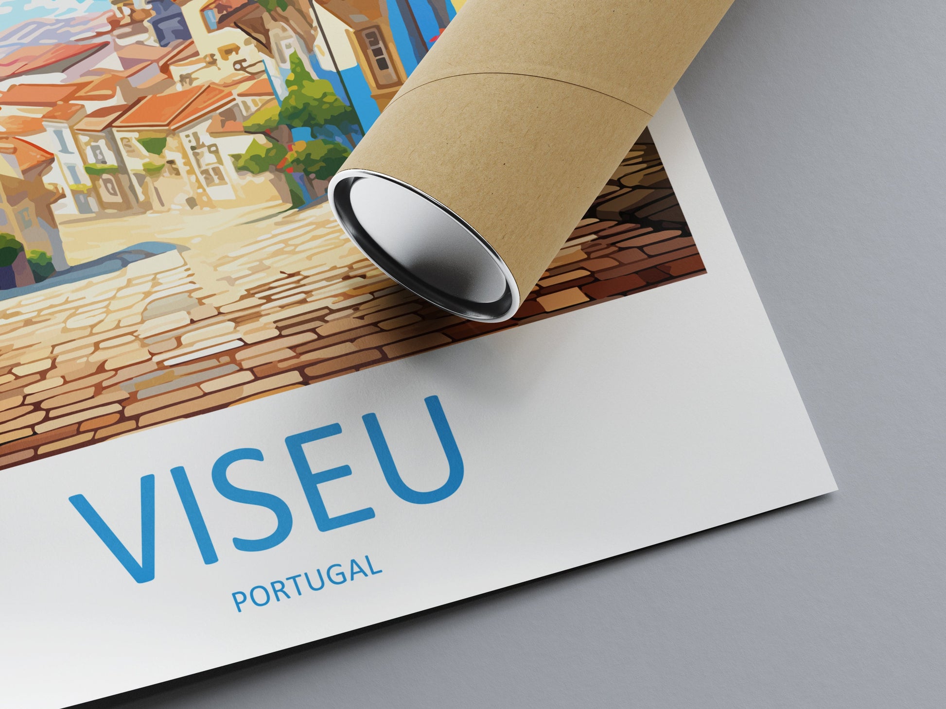 Viseu Travel Print Wall Art Viseu Wall Hanging Home Décor Viseu Gift Art Lovers Portugal Art Lover Gift Viseu Wall Décor