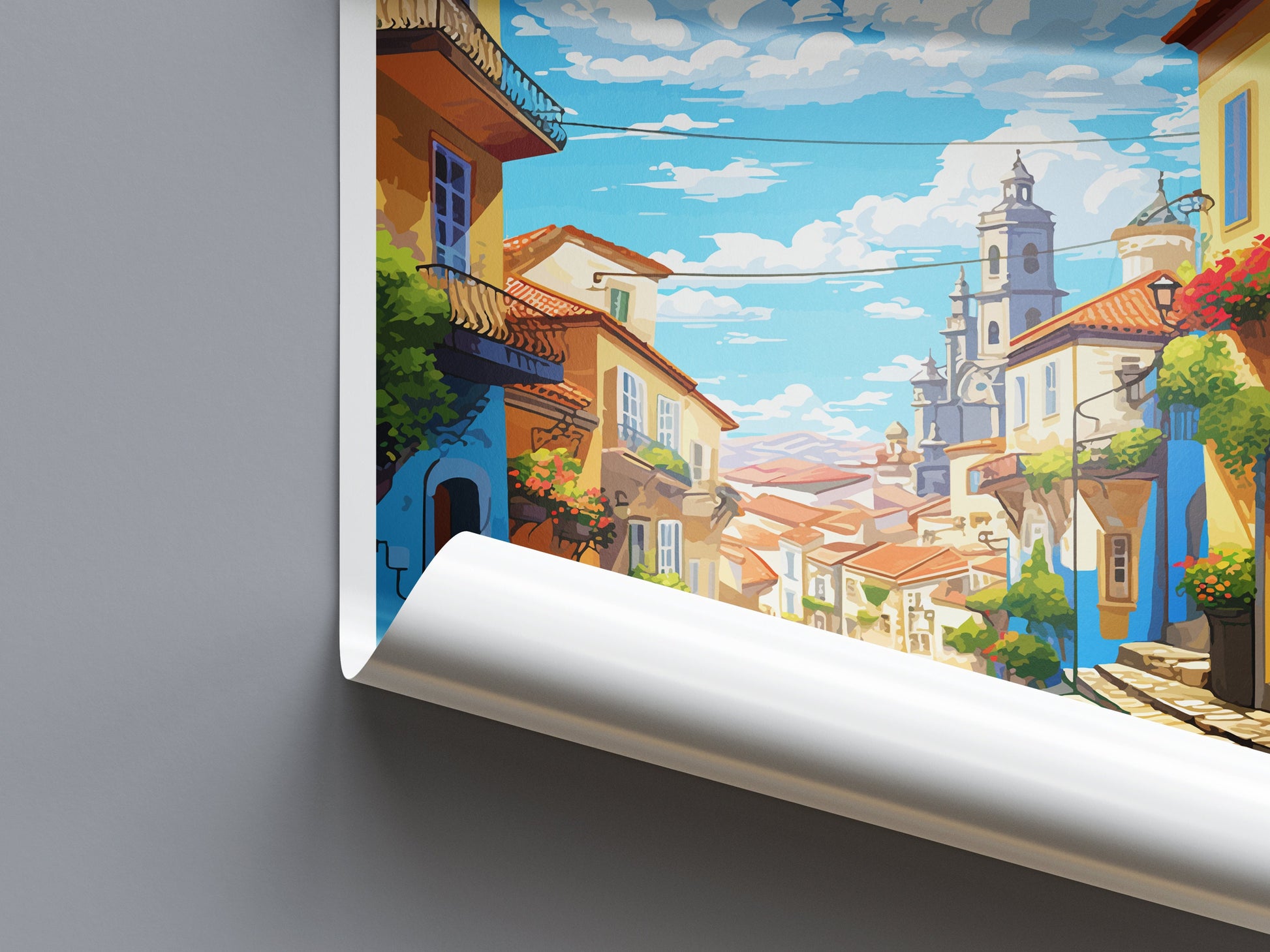 Viseu Travel Print Wall Art Viseu Wall Hanging Home Décor Viseu Gift Art Lovers Portugal Art Lover Gift Viseu Wall Décor