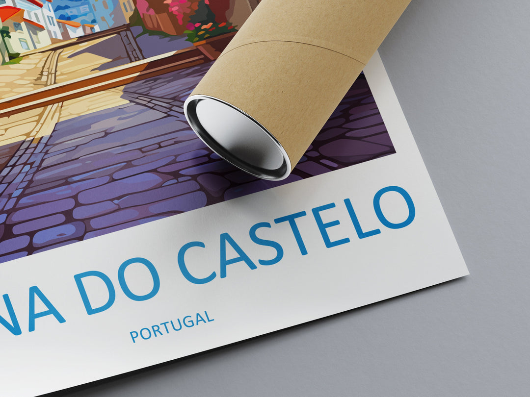 Vianna Do Castelo Travel Print Wall Art Vianna Do Castelo Wall Hanging Home Décor Vianna Do Castelo Gift Art Lovers Portugal Art Lover