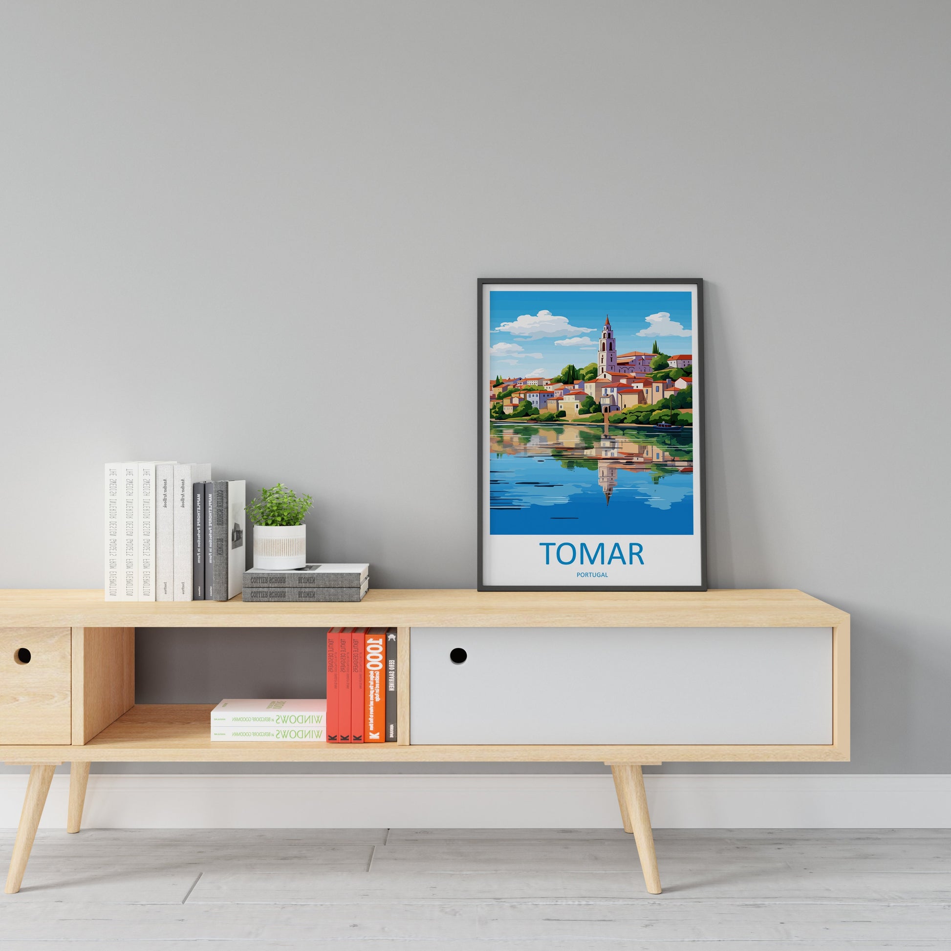 Tomar Travel Print Wall Art Tomar Wall Hanging Home Décor Tomar Gift Art Lovers Portugal Art Lover Gift Tomar Wall Décor