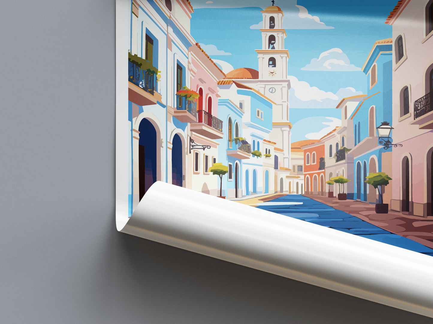 Tavira Travel Print Wall Art Tavira Wall Hanging Home Décor Tavira Gift Art Lovers Portugal Art Lover Gift Tavira Wall Décor