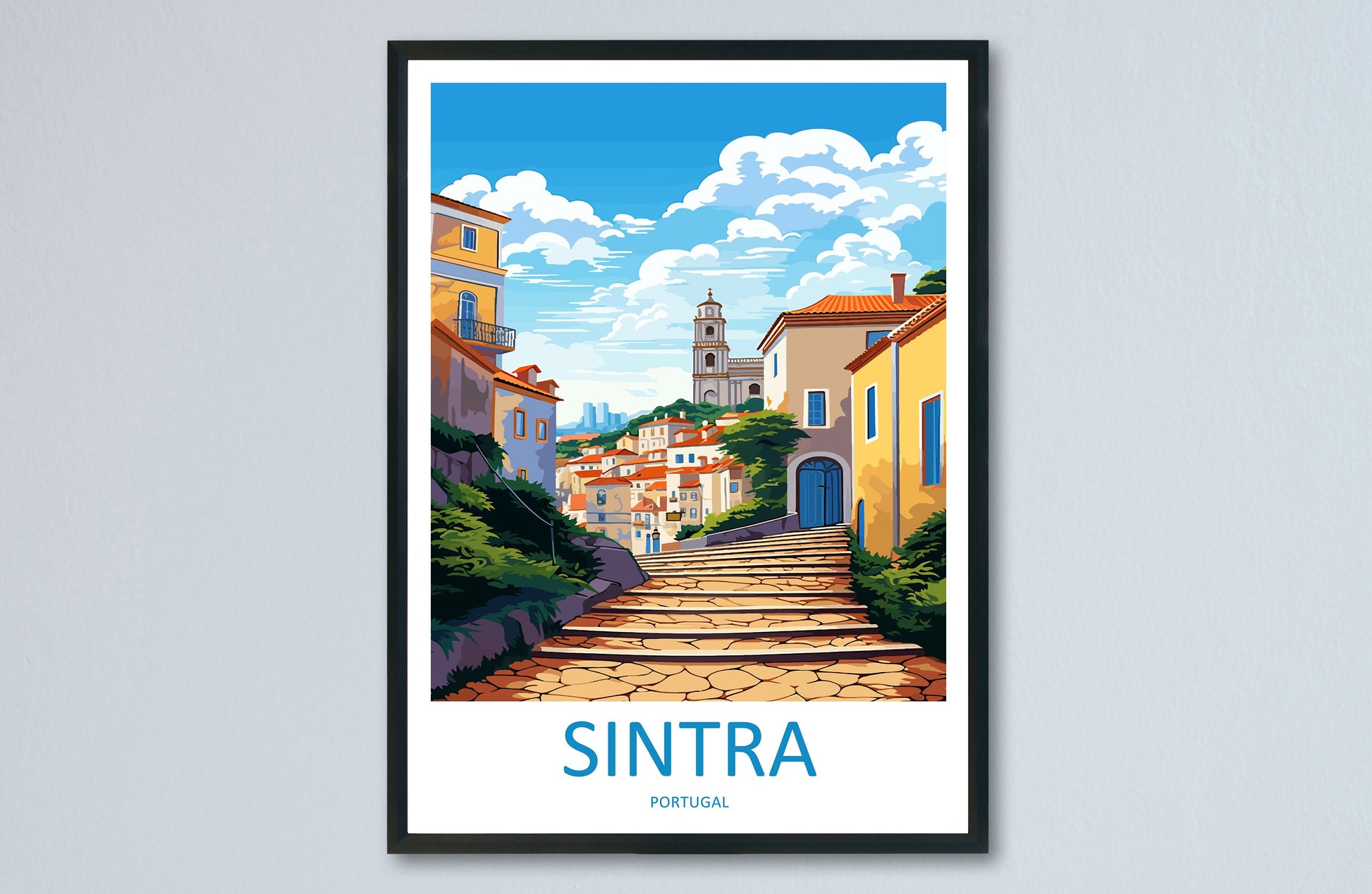 Sintra Travel Print Wall Art Sintra Wall Hanging Home Décor Sintra Gift Art Lovers Portugal Art Lover Gift Sintra Wall Décor