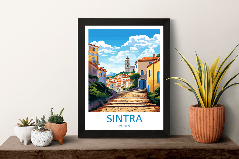 Sintra Travel Print Wall Art Sintra Wall Hanging Home Décor Sintra Gift Art Lovers Portugal Art Lover Gift Sintra Wall Décor