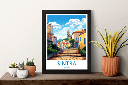 Sintra Travel Print Wall Art Sintra Wall Hanging Home Décor Sintra Gift Art Lovers Portugal Art Lover Gift Sintra Wall Décor