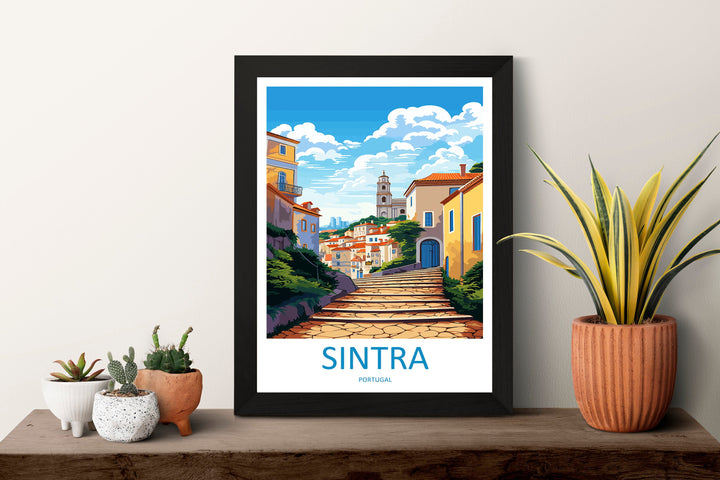 Sintra Travel Print Wall Art Sintra Wall Hanging Home Décor Sintra Gift Art Lovers Portugal Art Lover Gift Sintra Wall Décor