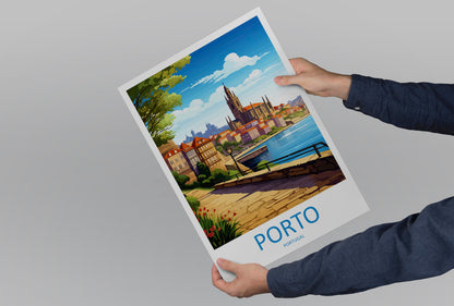 Porto Travel Print Wall Art Porto Wall Hanging Home Décor Porto Gift Art Lovers Portugal Art Lover Gift Porto Wall Décor Porto Travel Art