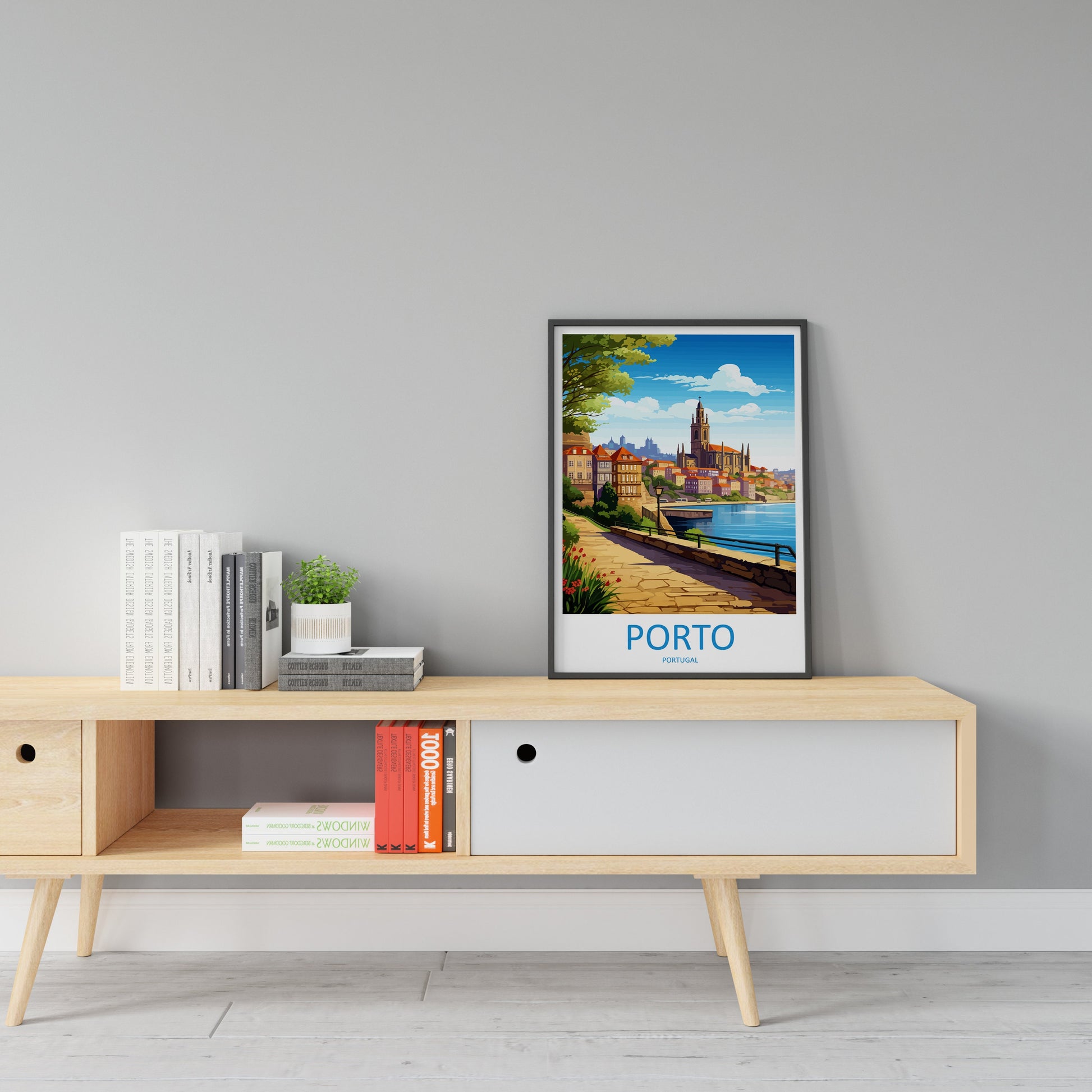 Porto Travel Print Wall Art Porto Wall Hanging Home Décor Porto Gift Art Lovers Portugal Art Lover Gift Porto Wall Décor Porto Travel Art