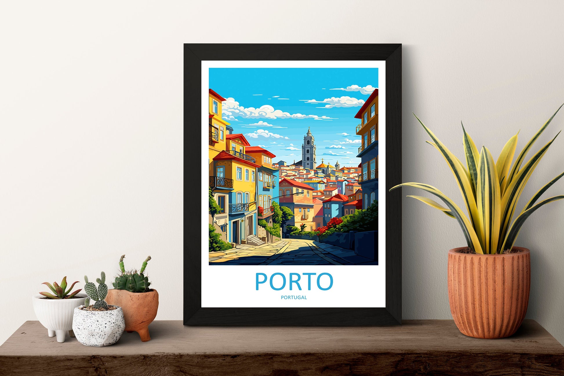 Porto Travel Print Wall Art Porto Wall Hanging Home Décor Porto Gift Art Lovers Portugal Art Lover Gift Porto Wall Décor Porto Travel Art