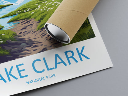 Lake Clark National Park Travel Print Wall Art Lake Clark Wall Hanging Home Décor Lake Clark Gift Art Lovers Alaska Art Lover Gift Lake