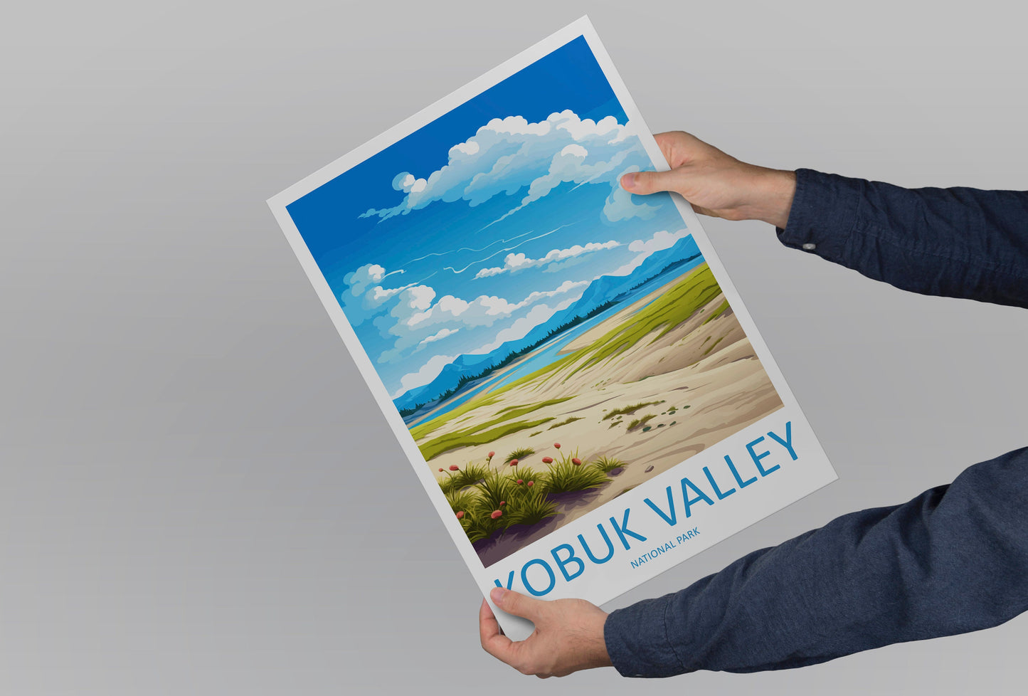 Kobuk Valley National Park Travel Print Wall Art Kobuk Valley Wall Hanging Home Décor Kobuk Valley Gift Art Lovers Alaska Art Lover Gift