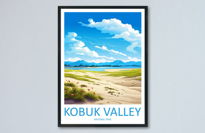 Kobuk Valley National Park Travel Print Wall Art Kobuk Valley Wall Hanging Home Décor Kobuk Valley Gift Art Lovers Alaska Art Lover Gift