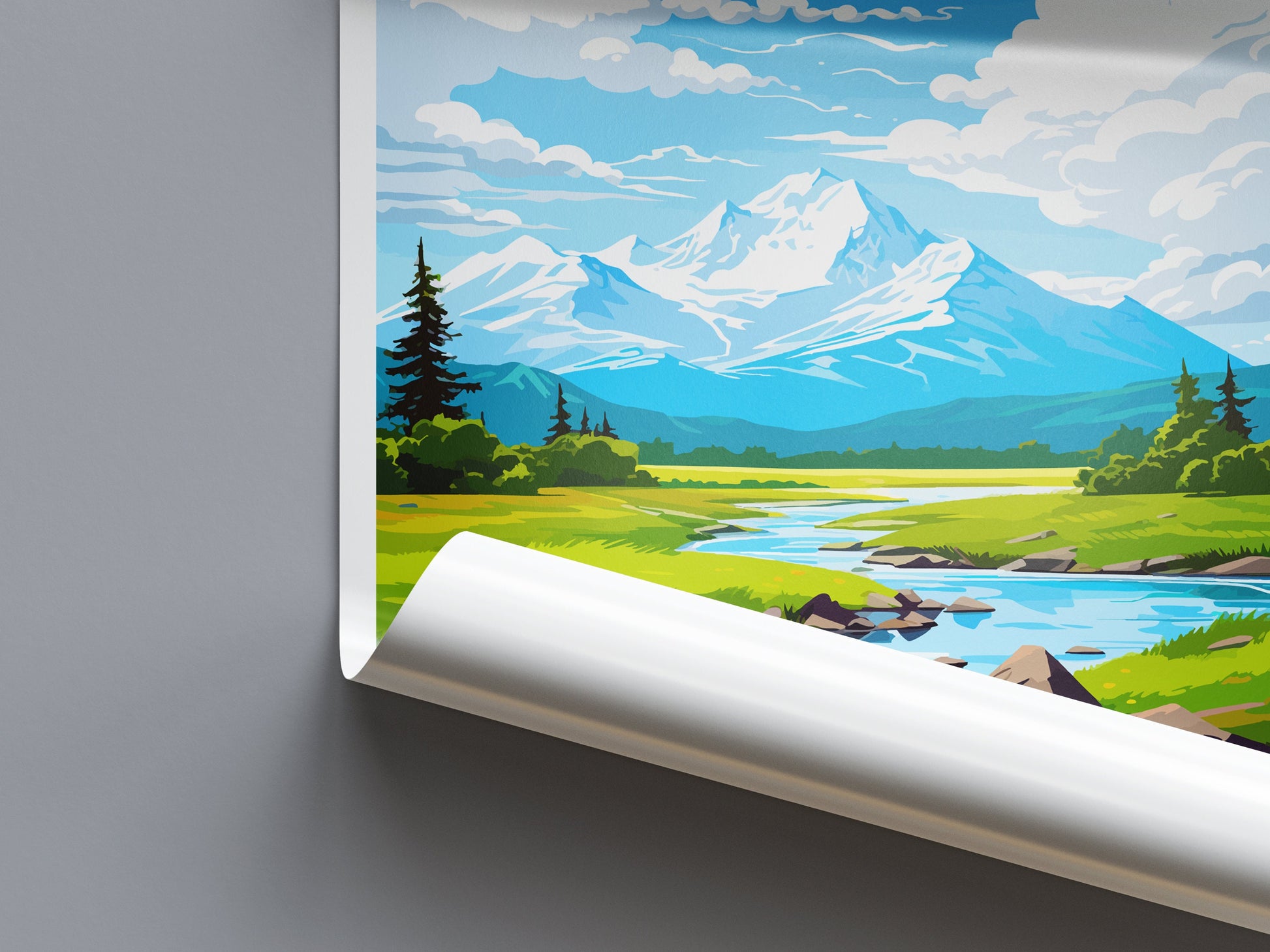 Katmai National Park Travel Print Wall Art Katmai Wall Hanging Home Décor Katmai Gift Art Lovers Alaska Art Lover Gift Katmai National Park